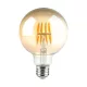 V-TAC Borostyán LED izzó filament COG  E27 G95 8W 2200K - 217145