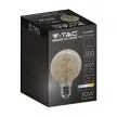 V-TAC Borostyán LED izzó filament COG  E27 G95 8W 2200K - 217146