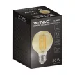 V-TAC Borostyán LED izzó filament COG  E27 G95 7W 2200K - 217147