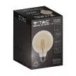 V-TAC Borostyán LED izzó filament COG  E27 G125 8W 2200K - 217155