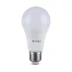 V-TAC LED izzó  E27 A60 8.5W 200° 3000K gömb - 217260