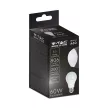 V-TAC LED izzó  E27 A60 8.5W 200° 3000K gömb - 217260