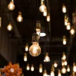 V-TAC Borostyán spirál LED izzó filament COG  E27 G125 6W 1800K - 217328