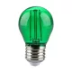 V-TAC LED izzó filament COG  E27 G45 2W zöld kisgömb - 217411
