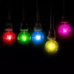 V-TAC LED izzó filament COG  E27 G45 2W zöld kisgömb - 217411