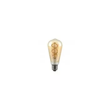   V-TAC Borostyán LED izzó filament spirál COG  E27 ST64 5W 1800K - 217416