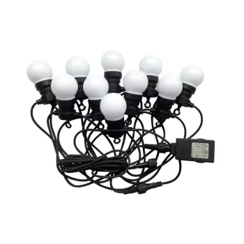   V-TAC 10 x 0.5W LED Fényfüzér 5m 10 izzó EU 3000K - 217436