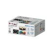 V-TAC 20 x 0.5W LED Fényfüzér 10m 20 izzó EU 6000K - 217440