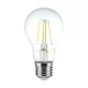 V-TAC Átlátszó LED izzó filament COG  E27 A70 12W 4000K gömb - 217459