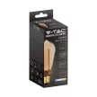 V-TAC Borostyán LED izzó filament COG  E27 ST64 4W 1800K - 217474