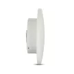 V-TAC 5W led fali lámpatest kerek, fehér 3000K - IP65 - 217524