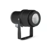V-TAC LED 12W leszúrható kerti lámpa - fekete - 3000K - 217544