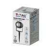 V-TAC LED 12W leszúrható kerti lámpa - fekete - 4000K - 217545