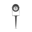 V-TAC LED 12W leszúrható kerti lámpa - fekete - 4000K - 217545