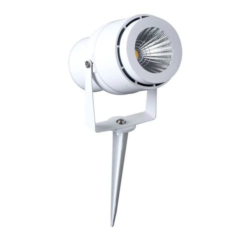 V-TAC LED 12W leszúrható kerti lámpa - fehér - 3000K - 217547