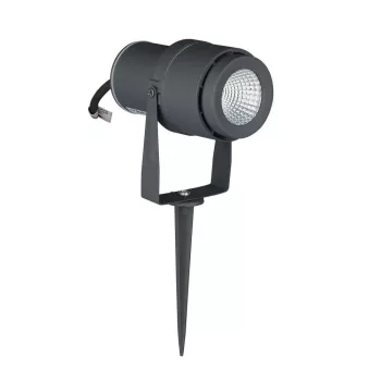  V-TAC LED 12W leszúrható kerti lámpa - szürke - 4000K - 217551