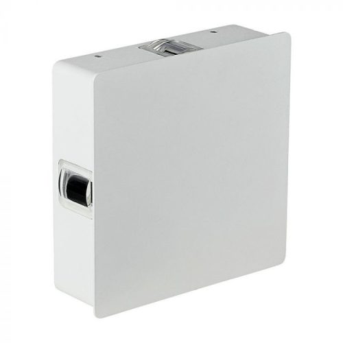 V-TAC 4W led fali lámpatest négyzet, fehér 3000K - IP65 - 218209