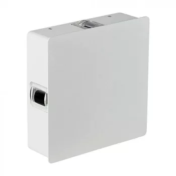   V-TAC 4W led fali lámpatest négyzet, fehér 4000K - IP65 - 218210