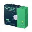 V-TAC 4W led fali lámpatest kerek, fehér 4000K - IP65 - 218214