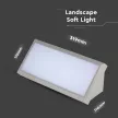 V-TAC 20W LED kültéri lámpa IP65 szürke színű 4000K - 218237