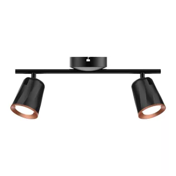 V-TAC LED 12W mennyezeti lámpa fekete - 3000K - 218255