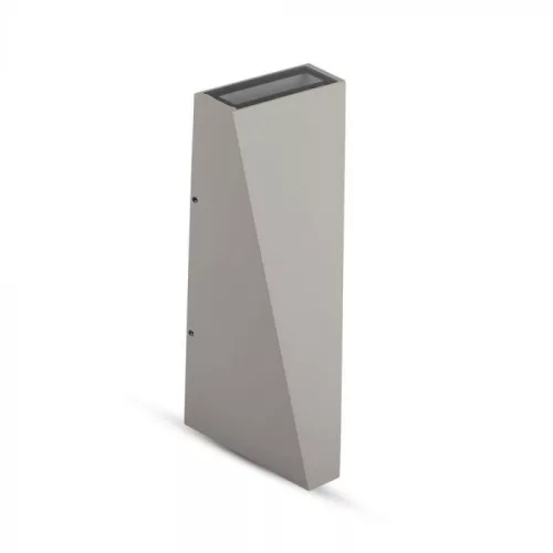 V-TAC LED fali lámpatest 6W szürke 3000K - IP65 - 218299