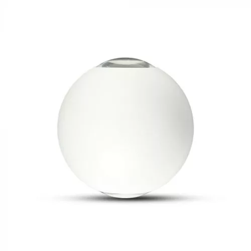 V-TAC 6W LED Fali világítás IP65 fehér színű kerek 4000K - 218302