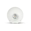 V-TAC 6W LED Fali világítás IP65 fehér színű kerek 4000K - 218302