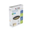 V-TAC 10W LED Fali lámpa fekete színű 3000K - IP65 - 218309