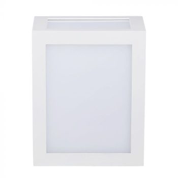   V-TAC 12W LED Fali lámpa fehér színű 3000K - IP65 - 218334