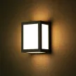 V-TAC 12W LED Fali lámpa fekete színű 4000K - IP65 - 218341