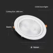V-TAC LED billenthető mennyezeti lámpa 20W Samsung chip 4000K - 21843
