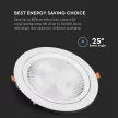V-TAC LED billenthető mennyezeti lámpa 20W Samsung chip 4000K - 21843