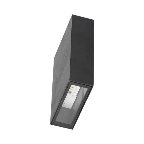 V-TAC 4W LED Fali lámpa fekete színű 3000K - IP65 - 218561