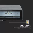 V-TAC 4W LED Fali lámpa fekete színű 6400K - IP65 - 218563
