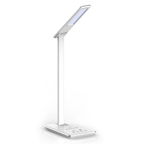 V-TAC LED asztali lámpa 4W 3 az 1-ben vezeték nélküli telefon töltővel - fehér - 218601