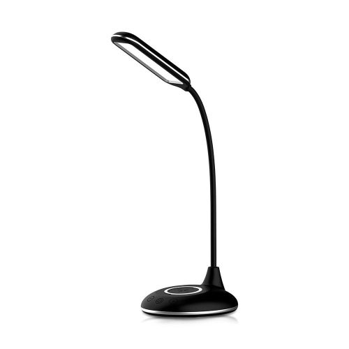 V-TAC LED asztali lámpa 4W 3 az 1-ben vezeték nélküli telefon töltővel - fekete - 218604