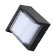 V-TAC LED Fali világítás négyzet forma 7W IP65 3000K - fekete - 218610
