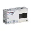 V-TAC 6W LED Fali lámpa IP54 fekete 3000K - 218615