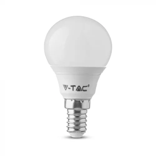 V-TAC LED izzó  E14 P45 6.5W 180° 6500K kisgömb (CREE Chip) - 218656