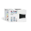 V-TAC LED Fali lámpa 9W IP54 4000K - fekete - 218684