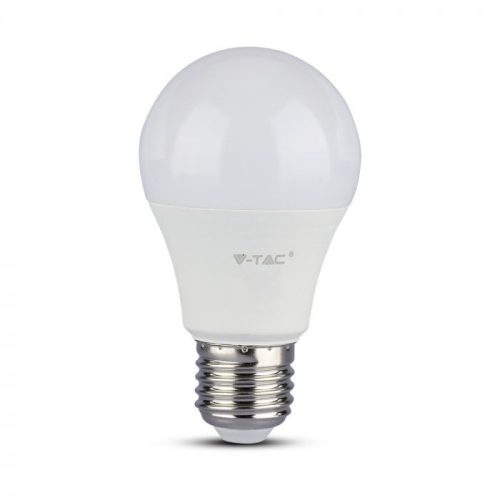 V-TAC LED lámpa E27 A58 9W 200° 3000K gömb (Samsung Chip) - 228