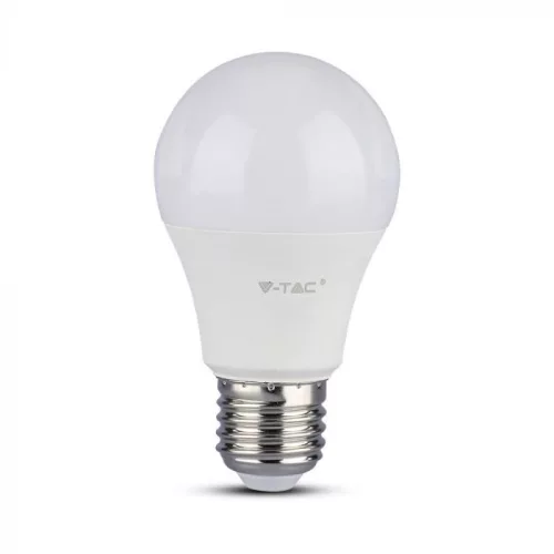 V-TAC LED izzó  E27 A58 9W 200° 6400K gömb (Samsung Chip) - 230