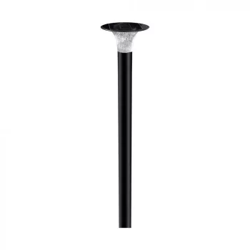   V-TAC LED Napelemes (Solar) álló lámpa 15W - 6000K + 4000K - fekete - 23006