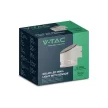 V-TAC LED Napelemes (Solar) mikrohullámú fali lámpa 0.55W 3000K - 23014