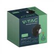 V-TAC LED 2W Fali lámpatest, Fekete - 3000K - IP54 - 23028