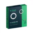 V-TAC LED Szelfi körlámpa -Ring Light- 55W 3in1 - Állvánnyal, 3 telefontartóval - 23047