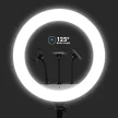 V-TAC LED Szelfi körlámpa -Ring Light- 55W 3in1 - Állvánnyal, 3 telefontartóval - 23047