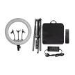 V-TAC LED Szelfi körlámpa -Ring Light- 55W 3in1 - Állvánnyal, 3 telefontartóval - 23047