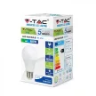 V-TAC LED izzó  E27 A58 9W 200° 6400K gömb (Samsung Chip) - 230